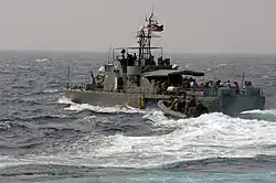 BRP Dionisio Ojeda (PG-117) during search & rescue operations for survivors from the sinking of SuperFerry 9.