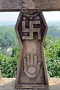 Symbol usage at the Udayagiri and Khandagiri Caves, Odisha, India