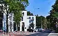 View from the intersection with Zaczarowane Koło Street north