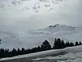Snow on the top of Uludağ