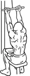 Narrow grip underhand pull-down begin