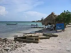 The main beach