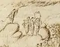 Possibly a harp, but also a possible rotte