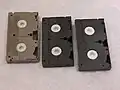 MII, VHS, and S-VHS bottoms, showing MII differences.