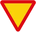 International standard with yellow background[b]