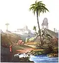 View from the Hepern House, Bangalore (Campbell, 1839)