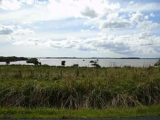 View from the south-eastern side of the lake