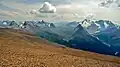 View looking south from Tangle Ridge