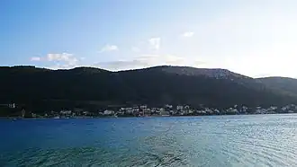 View of Šparadići and Jelinjak hill from Grebaštica