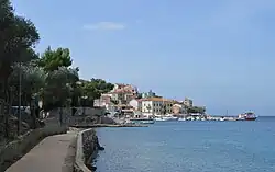 View from beach