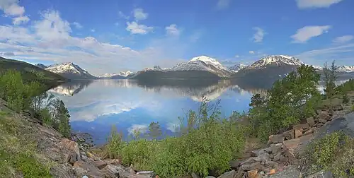 A view of the Lyngenfjord