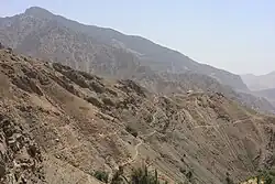 View to the east