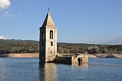 Church of Sant Romà de Sau. Vilanova de Sau, Spain. 11th century with later additions.