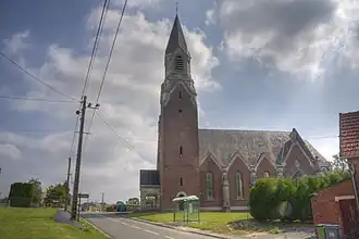 The church of Villers-au-Flos