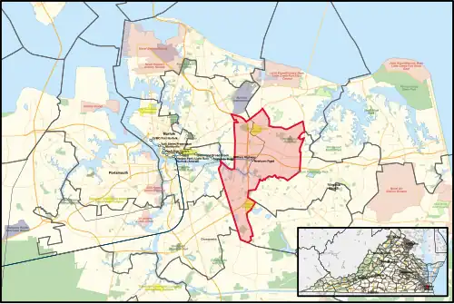 Map of the district