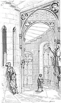 Viollet-le-Duc's reconstruction of the Grande Vis (1856)[10]