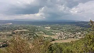 View of the commune