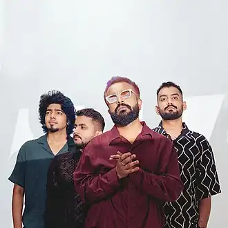 From left to right: Achyuth Jaigopal, Palee Francis, Ashwin Gopakumar and Pai Sailesh