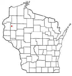 Location of Crystal Lake, Wisconsin