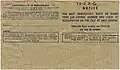 Back of mileage stamps