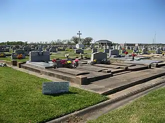 Guardian Angel Cemetery on FM 1952 south of Wallis