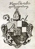 Coat of arms of Roggenburg Abbey