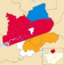 2011 results map