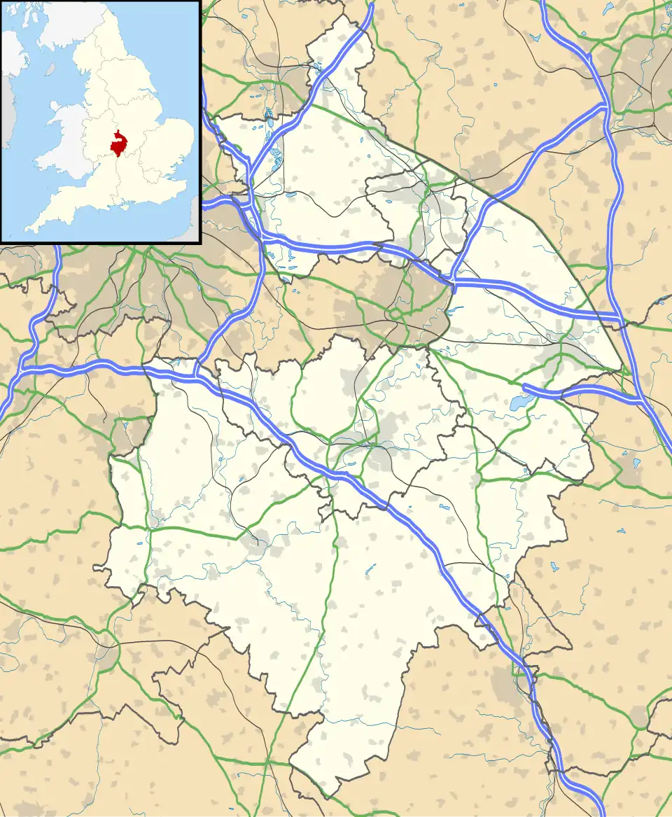 Honiley is located in Warwickshire