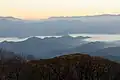 View to the east just before sunrise