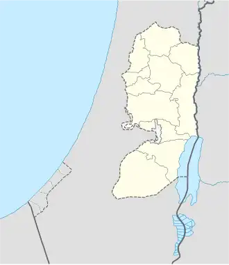 Kobar is located in the West Bank