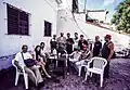 A gathering of Cuban radio amateus at the headquarters of Federacion de Radioaficionados de Cuba.