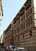 The street facade of the wikala
