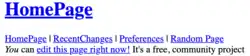 A minimally styled header bar