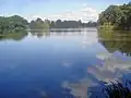 Lake behind Willesley Hall