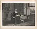 Bryant in his study at the homestead