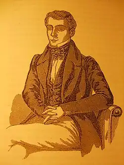 William Willshire seated and relaxing