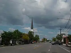 Downtown Williamsville along NY 5