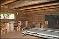 *Rustic cabin interior