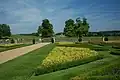 Parterre on the north front