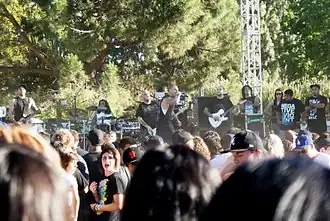 Winds of Plague performing in 2010