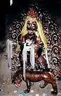 Wrathful Deity, Pango Chorten, Gyantse.