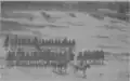 The Horse Cavalry during a drill in 1917.