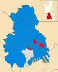2003 results map