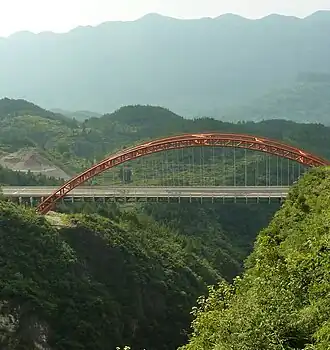 Xisha Bridge on G65 Expressway