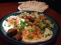 Image 4An array of Lebanese cuisine. (from Culture of Lebanon)
