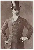 Sir Wasif Ali Mirza in a western attire.