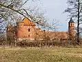 Reconstructed west wing of the castle.