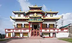 The Zang Dhok Palri Phodang monastery atop Durpin Hill