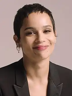Screen capture of actress Zoë Kravitz in the video "A day with Zoë Kravitz" by dvna studio in 2020.