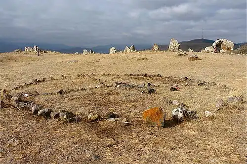 Zorats-Karer prehistoric observatory. 3rd-5th millennia BC